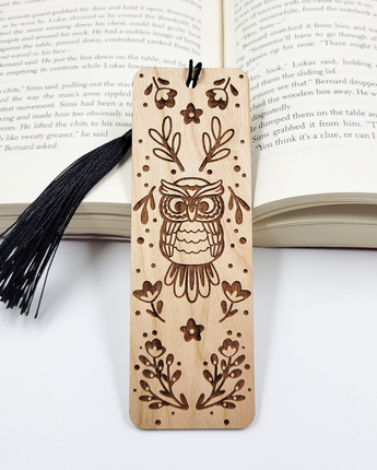 Owl Wood Bookmark