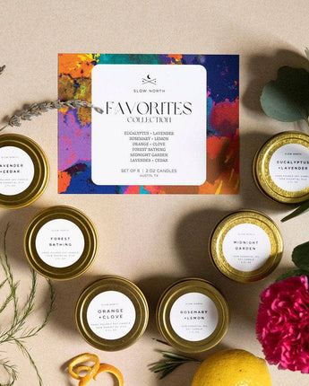 Slow North Favorites Candles Collection