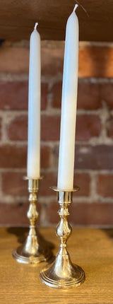 Antique Brass Candlestick Set