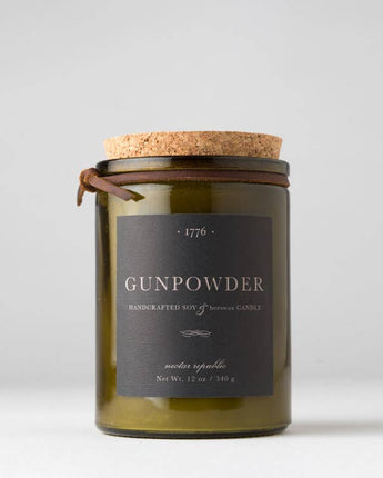 1776 Soy Beeswax Man Candle | Gunpowder