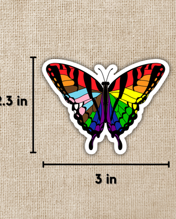 Pride Butterfly Sticker