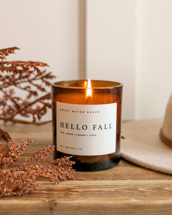 Hello Fall 11 oz Candle