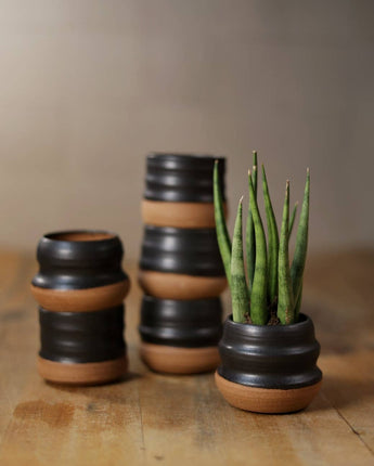 Small Planter Pots | Black