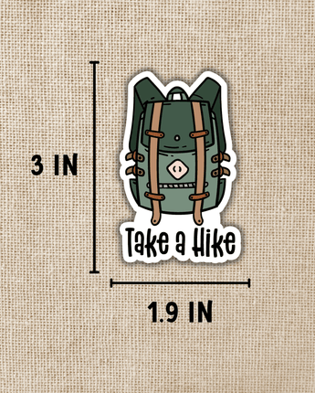 Take a Hike Sticker, 3-inch