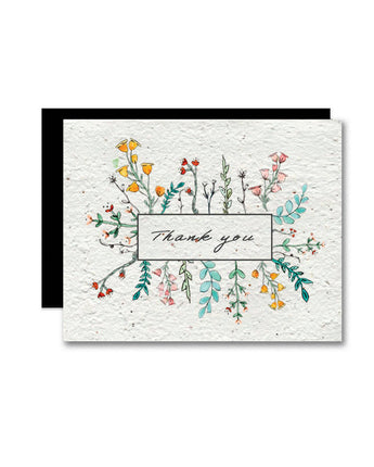 "Thank You" Wildflower Seed Card