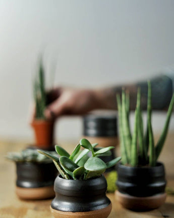 Small Planter Pots | Black