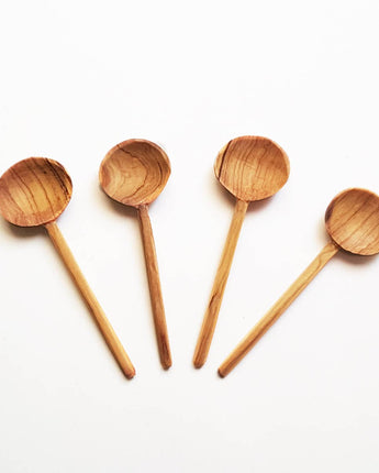 Olive Wood Coffee Spoons