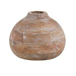 Oliver Wood Vase (Damaged)